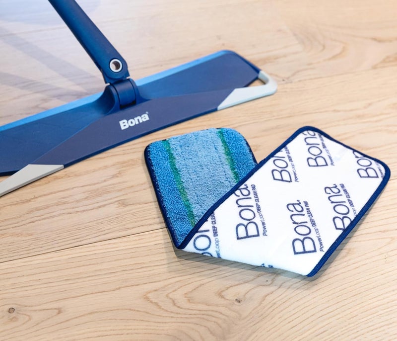 Bona Mop Microfiber Deep Cleaning Pad for Hardwood & Hard Surface Floors - 1-Pack - For Use With Bona Mops - Dual Zone Cleaning - Image 2